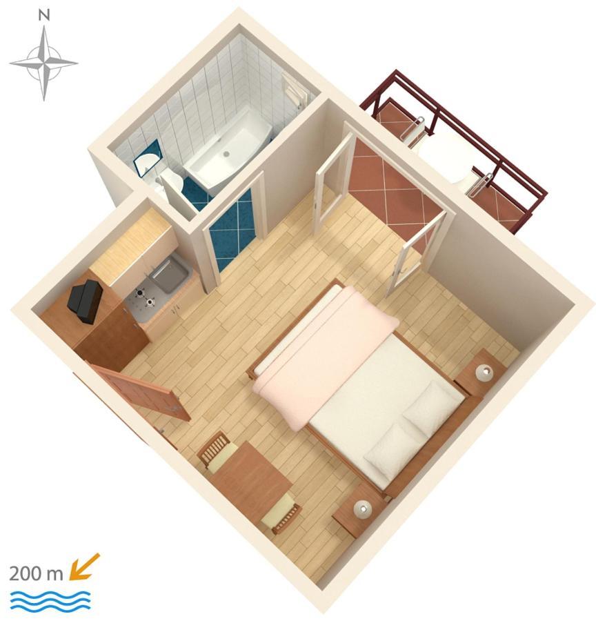 Apartments With A Parking Space Baska Voda, Makarska - 6773 외부 사진